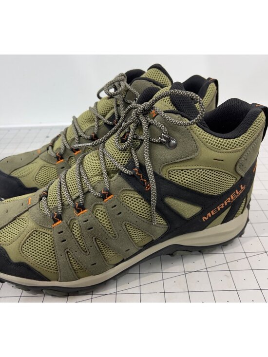 Merrell Men\'s Accentor 3 Waterproof Mid Hiking Boots Olive/Herb Sz. 13 W(EE) New main image 6